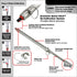 Milton Industries S-986C Calibratable 986 Straight Foot Inner Duals Service Gage, PSI Scale