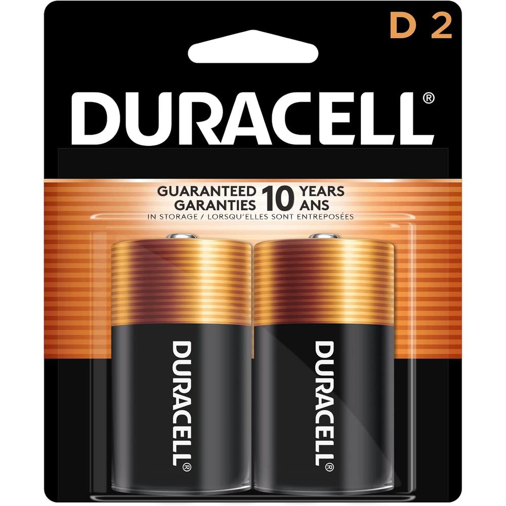 Duracell MN1300B2Z DUR COPPERTOP D RETAIL/CARDED 2CT