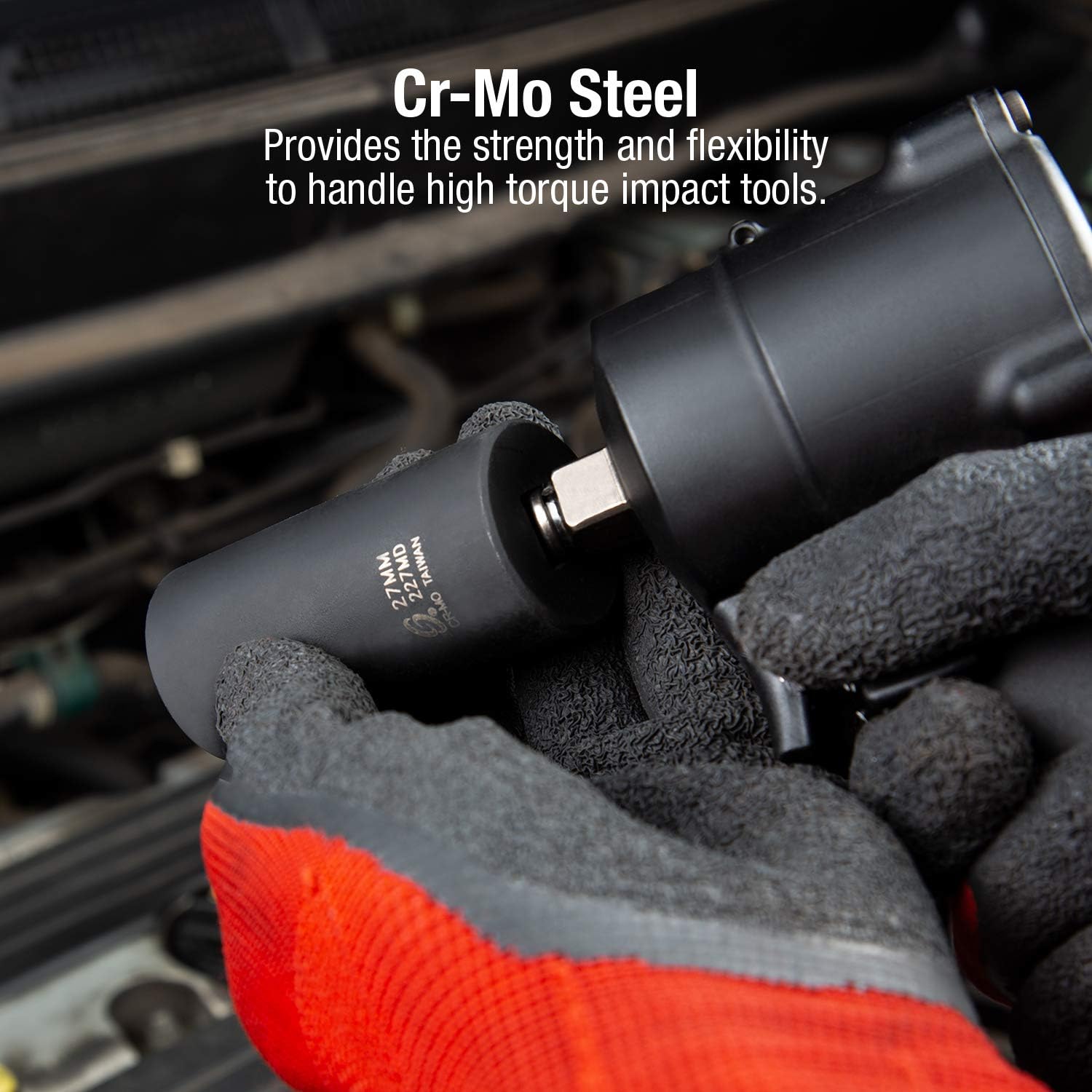 Sunex Tools 227MD 1/2 in. Drive 27-mm Deep Impact Socket