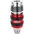 Milton Industries S-1774 COUPLEUR INDUSTRIEL D'ÉCHAPPEMENT DE SÉCURITÉ UNIVERSEL G-STYLE, DÉBIT DE CORPS 1/2" MNPT X 1/2" (ACCEPTE G-STYLE .125 &amp; .375)