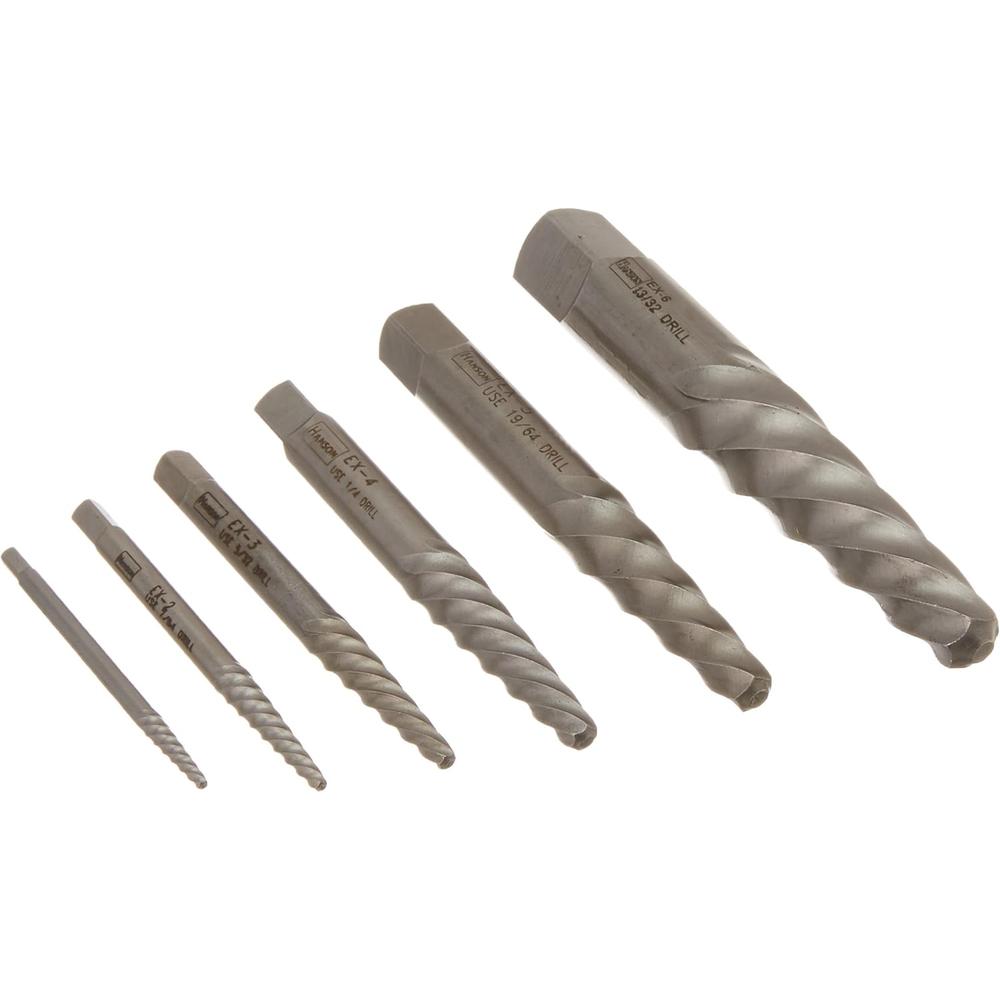 Irwin Tools Tools Screw Extractor, Spiral Flute, 6-Piece (53545)