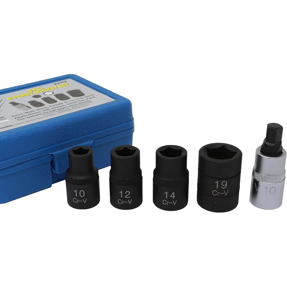 CTA Tools 2752 5 Pc. 5-Point Socket Set