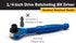 Titan Tools 11317 1/4" Drive Aluminum Swivel Head Micro Bit Driver