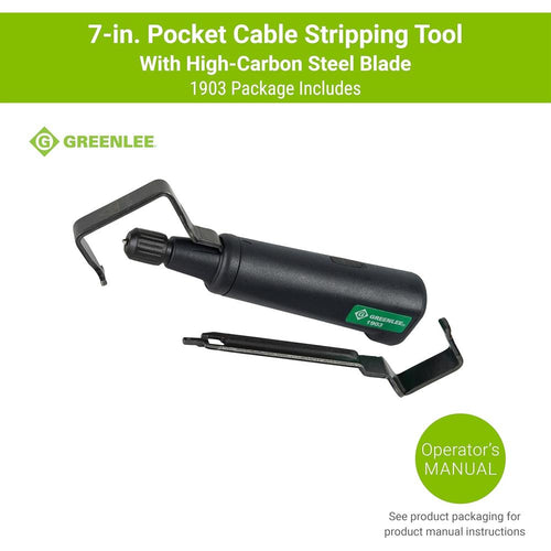 Greenlee 1903 DÉCAPANT, CÂBLE