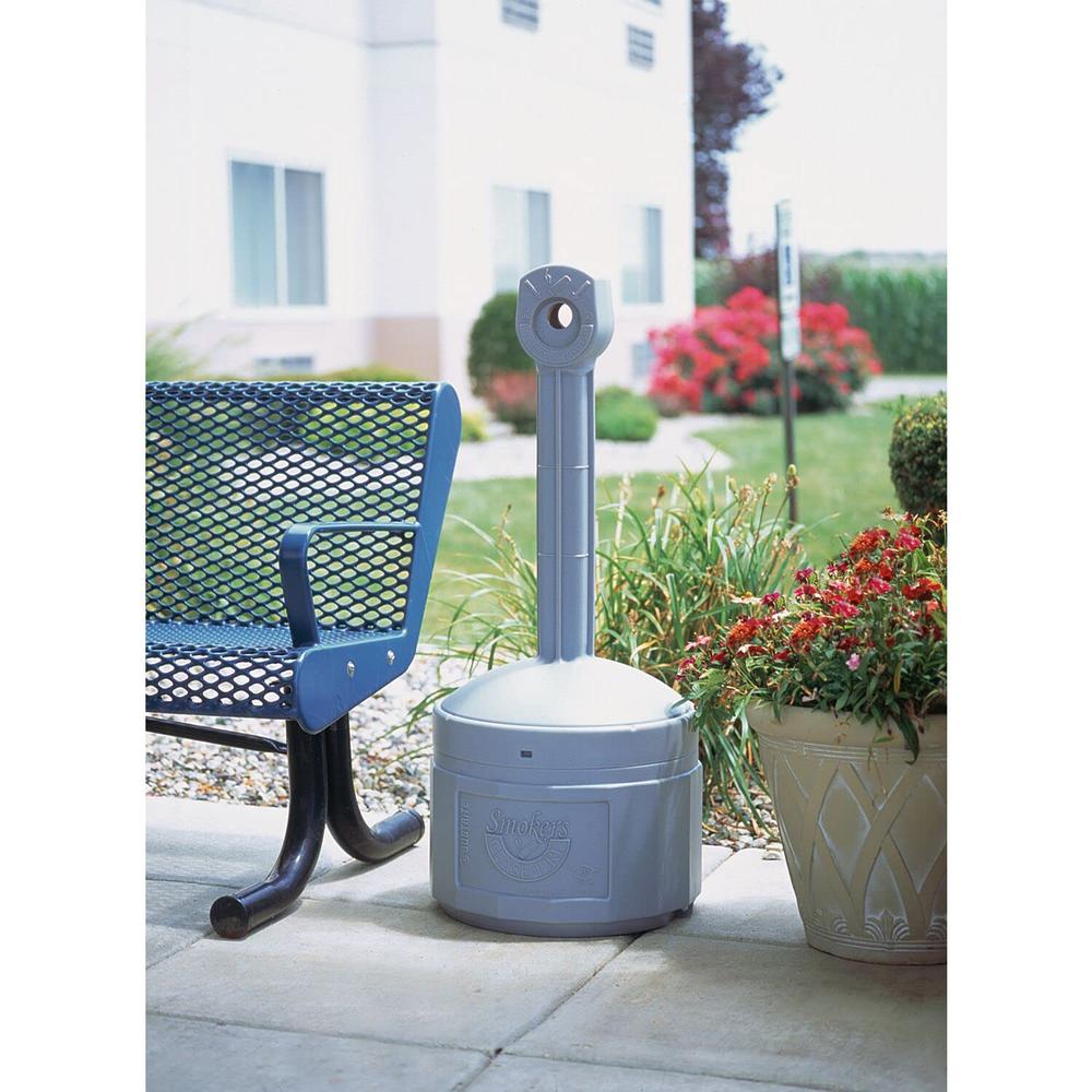 Tobeq 400-26800 FUMEURS CESSER LE FEU CIGARETTE RÉCEPTACLE - GRIS ÉTAIN