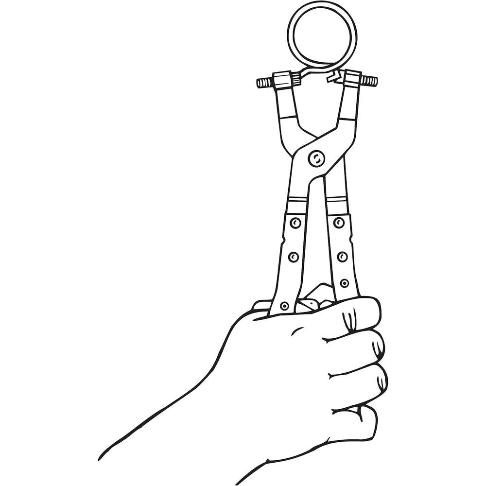 Lisle 17100 FLAT BAND HOSE CLAMP PLIERS