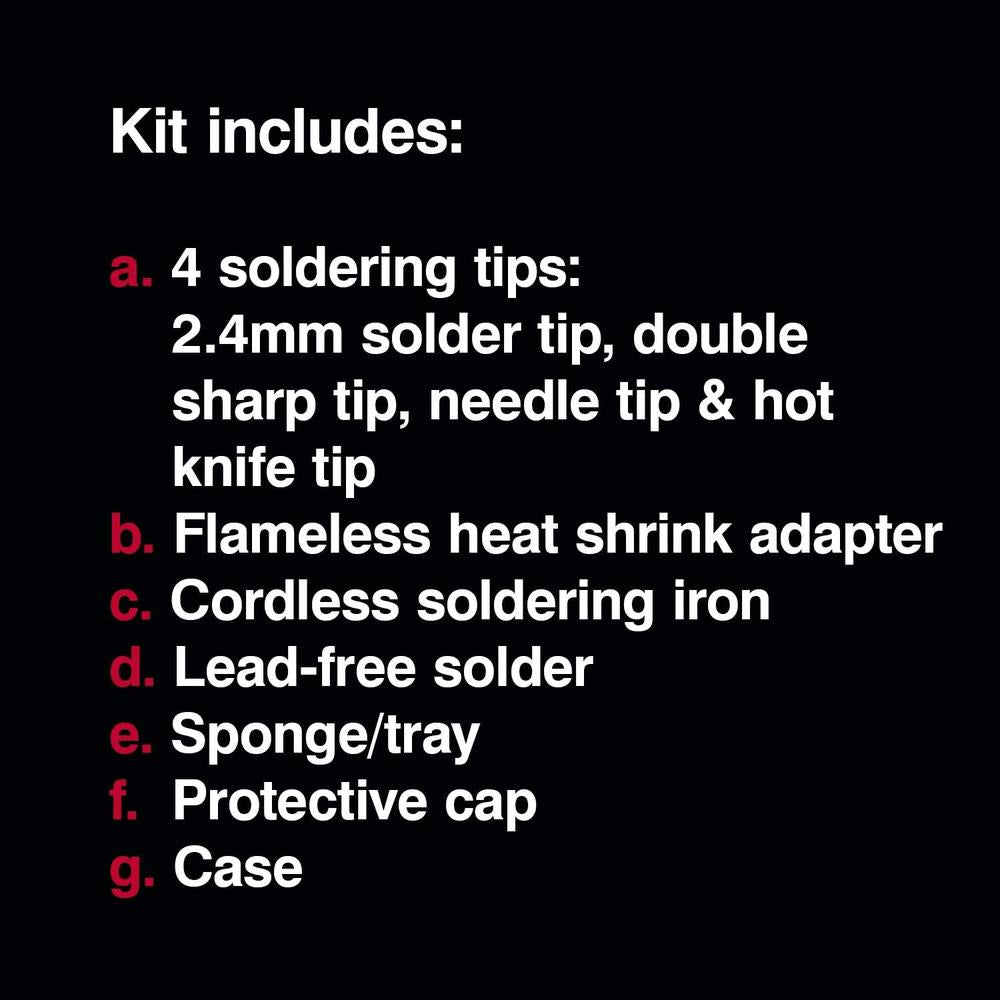 Master Appliance PI-20SIK PROFESSIONAL BUTANE-POWERED SOLDERING IRON, FLAMESLESS HEAT TOOL & TORCH KIT, 680°F-820°F