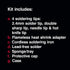 Master Appliance PI-20SIK PROFESSIONAL BUTANE-POWERED SOLDERING IRON, FLAMESLESS HEAT TOOL & TORCH KIT, 680°F-820°F
