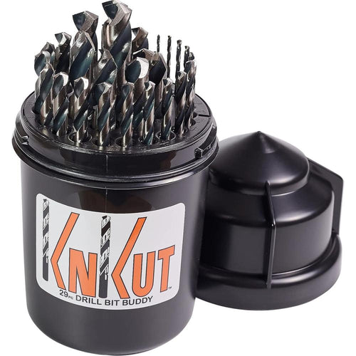 KnKut 29KK5DB Jobber Set pour 1/16" à 1/2" par 64ths Drill Buddy, 29 pièces