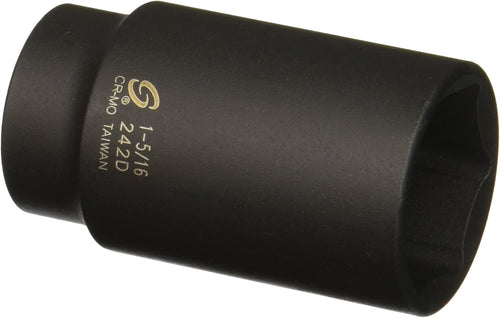 Sunex Tools 242D 1/2 in. Drive 1-5/16 in. Deep Impact Socket