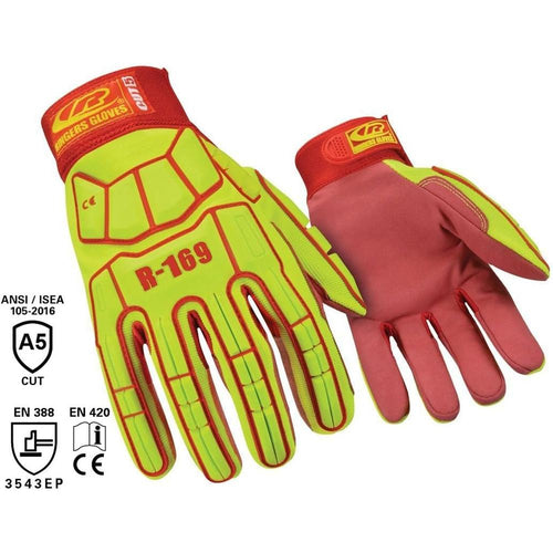 Ringers Gloves R169-09 R169 Series Velcro Closure Gloves, Medium