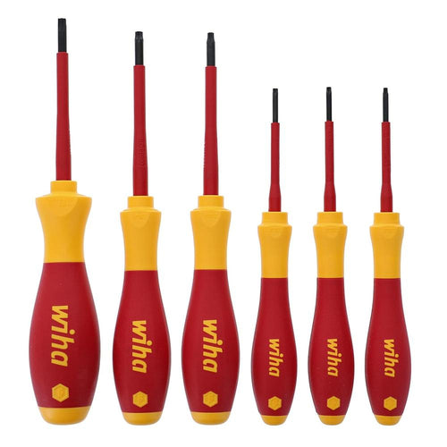 Wiha Tools 32590 6 Piece Insulated Soft Finish Torx Screwdriver Set