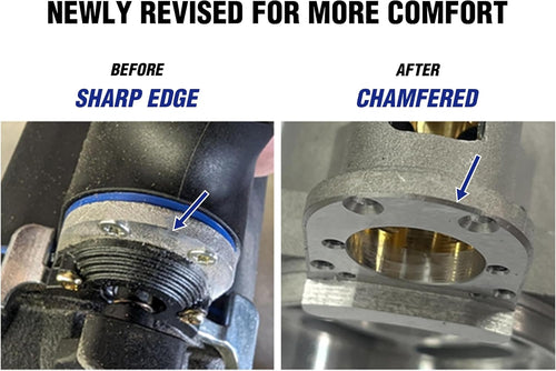 Astro Pneumatic 1896 THOR G2 Impact Wrench - newly revised chamfered design for improved comfort over previous sharp-edge model