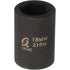 Sunex Tools 218M 1/2 in. Drive 18-mm Impact Socket