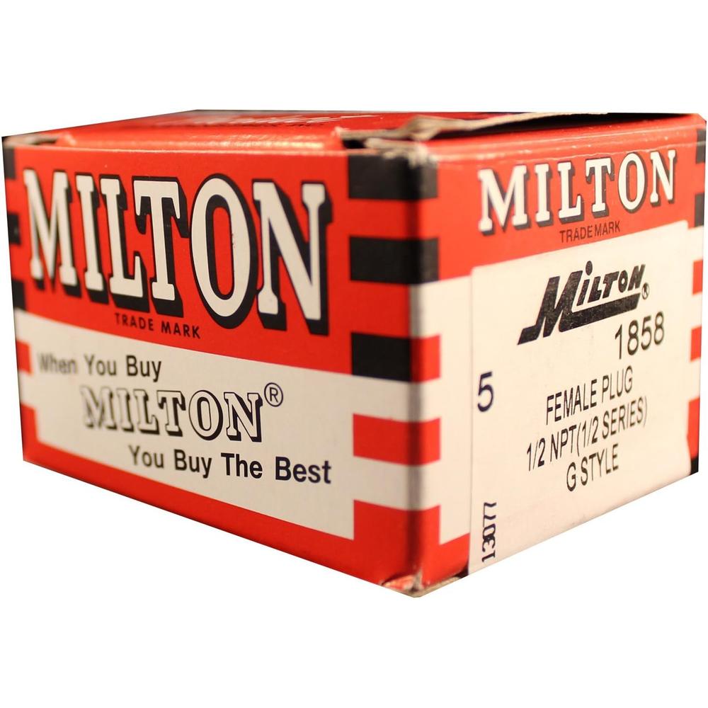 Milton Industries 1858 1/2" Female Plug G-Style