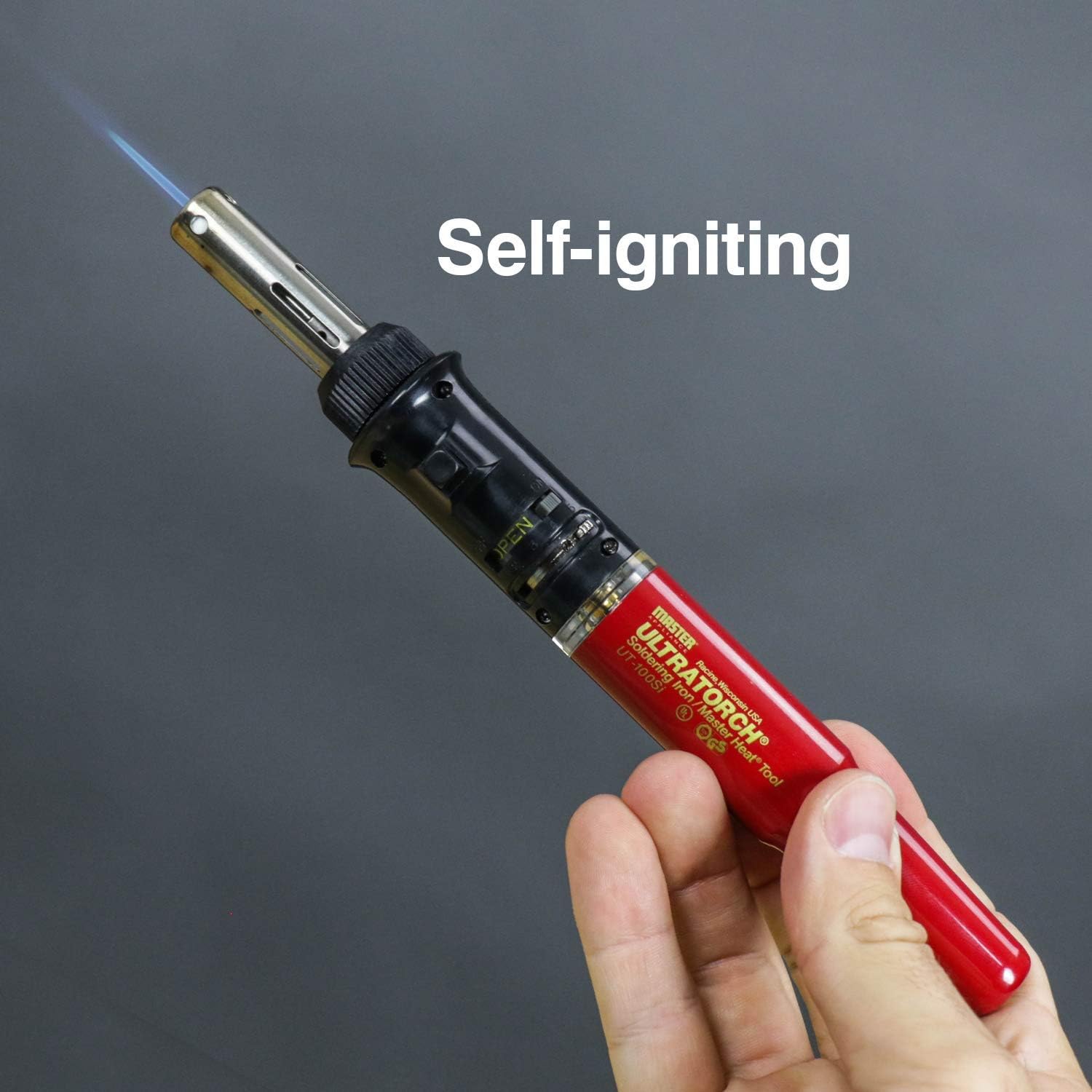 Master Appliance UT-100SIK ULTRATORCH, SELF-IGNITING HEAT TOOL WITH METAL STORAGE CASE