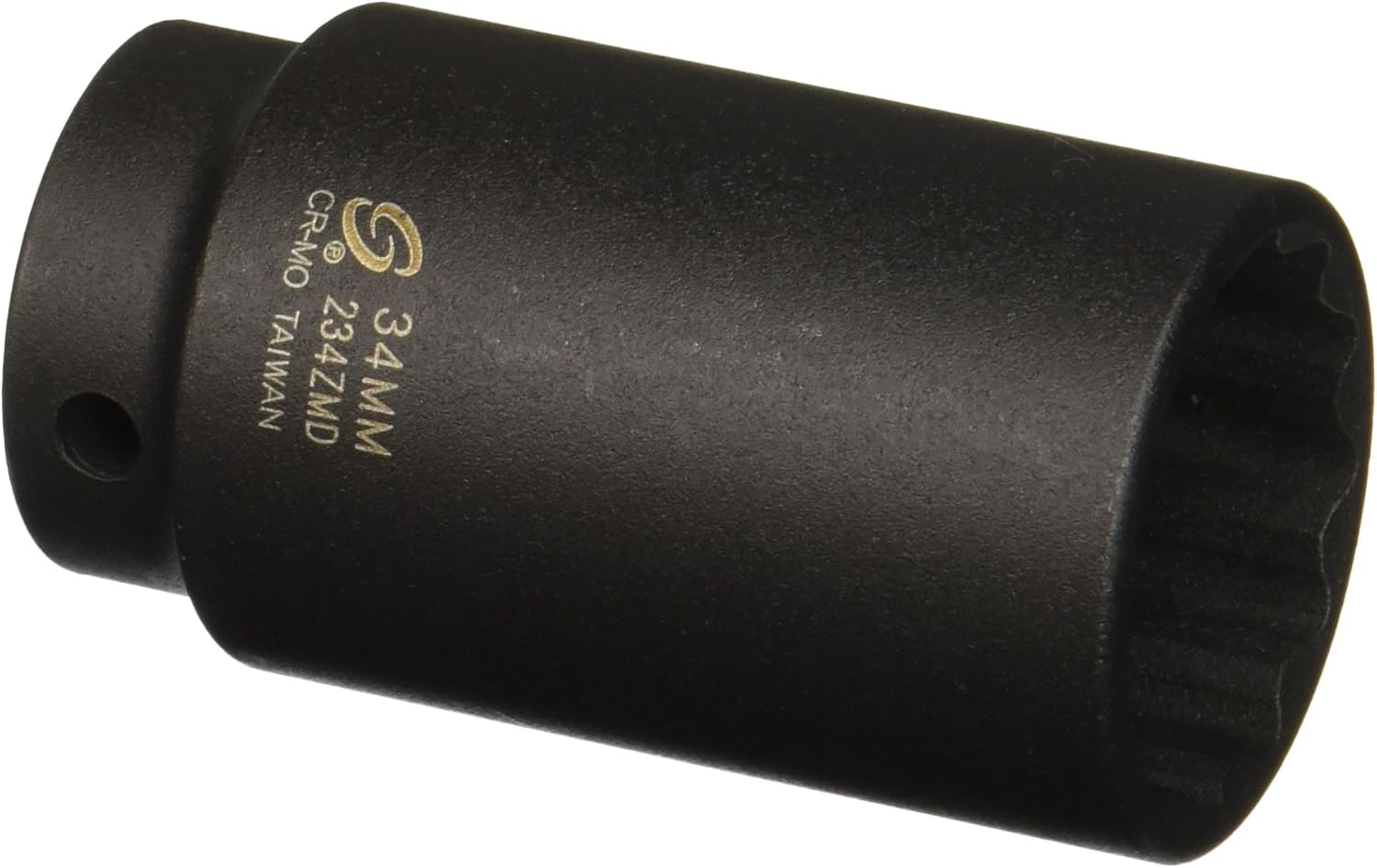 Sunex Tools 234ZMD 1/2 in. Drive 34-mm 12-Point Deep Impact Socket