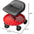 Traxion 2-230 Monster Seat II Mobile Rolling Gear Seat W/All-Terrain 5" Casters