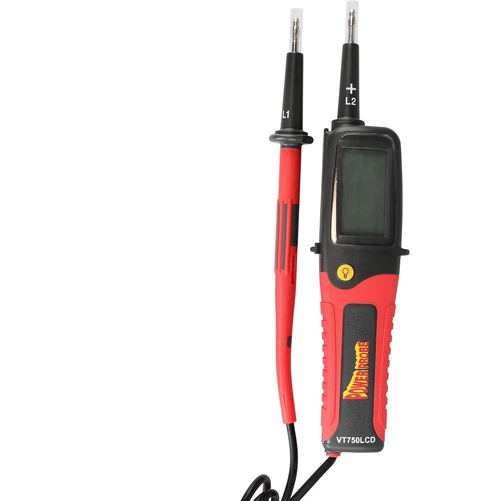 Power Probe VT750LCD TWO POLE VOLTAGE TESTER FOR ELECTRIC & HYBRID VEHICLES, 750V AC/DC, 600V CAT IV, 1000V CAT III