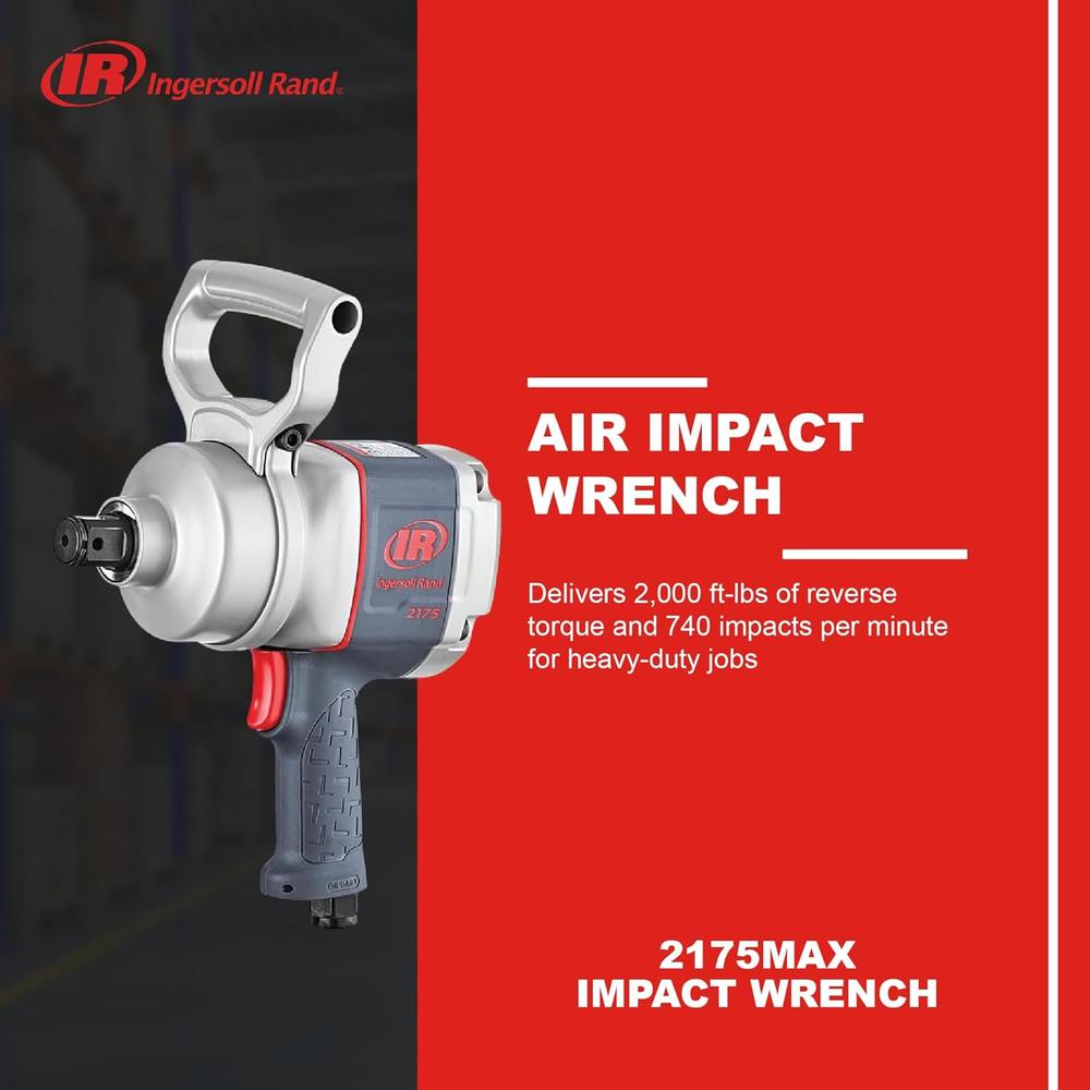 Ingersoll Rand 2175MAX 1" Pistol Grip Impact Wrench