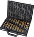 Titan Tools 11170  170-pc Titanium Coated Drill Bit Set, 19 Sizes from 3/64"-1/2"