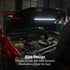 Sunex Tools REDLUH Underhood Light, Rechargeable, 1000 Lumens, Extendable, 360° Rotating Padded End Clamps