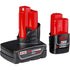 Milwaukee Tool 2438-22X M12™ Variable Speed Polisher/Sander Kit