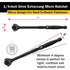 Titan Tools 11328 1/4" DR. 7" XL SWIVEL HEAD MICRO REVERSIBLE RATCHET