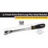 Titan Tools 11300 1/4IN DR 12IN X LONG FLEX-HEAD