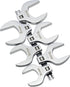 Titan Tools 17678 8pc 1/2" Drive Metric Jumbo Crowfoot Wrench Set