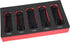 Lisle 12090 5pc Fuel Line Socket Set, 17, 19, 21, 22, 24mm