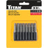 Titan Tools 16633 33-pc 2" Long Security Bit Set, (4) Spanner, (4) Triwing, (3) Torque, (9) Tr Torx, (12) Tr Hex