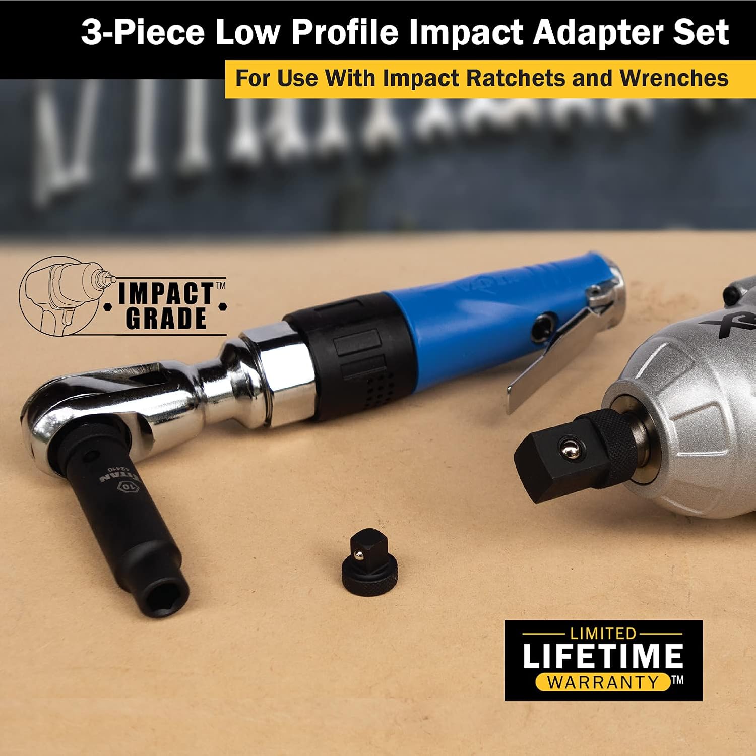 Titan Tools 30936 Jeu d'adaptateurs à profil bas