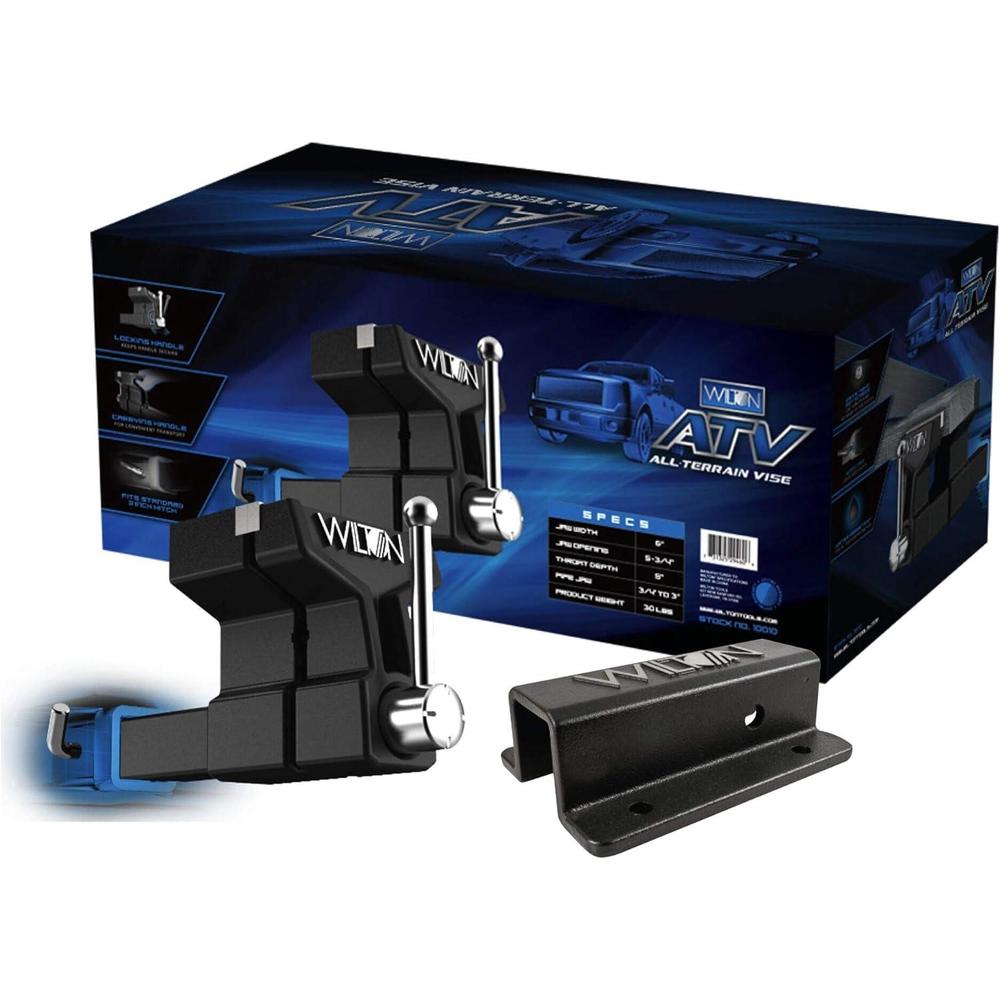 Mobiler Schraubstock Wilton ATV All-Terrain Schraubstock 15,2cm - Mit Koffer, Für Werkbank & Anhänger Schraubstock Groß