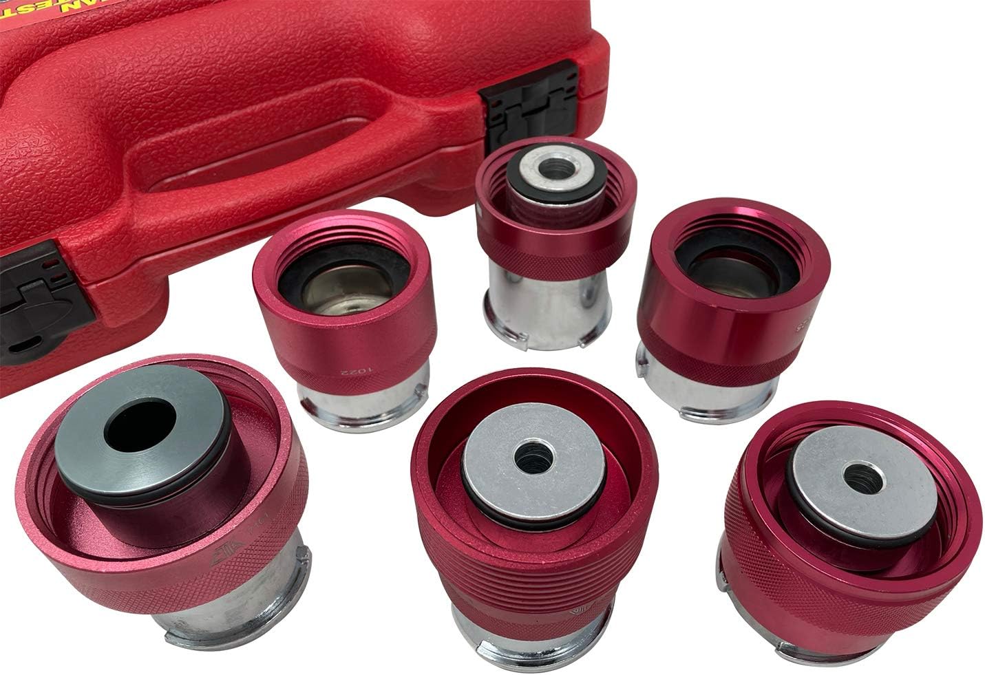 CTA Tools 7055 6 Pc. Radiator Pressure Tester Adapter Kit - Euro