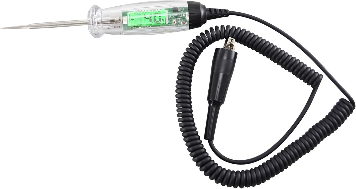 Astro Pneumatic Tool 7767 Testeur de circuit positif et de masse LCD numérique à large plage - 3,5 à 60 V