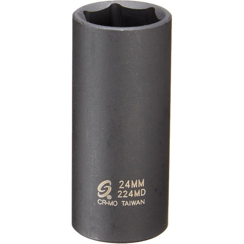Sunex Tools International 224MD 1/2" Deep Impact Socket - 24mm