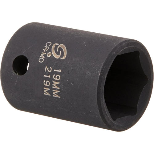 Sunex Tools 219M 1/2 in. Drive 19-mm Impact Socket