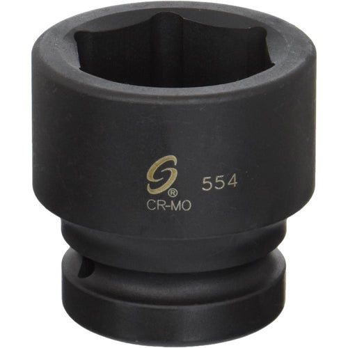 Sunex Tools 554 1" Drive Standard 6 Point Impact Socket 1-11/16"