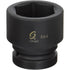 Sunex Tools 554 1" Drive Standard 6 Point Impact Socket 1-11/16"