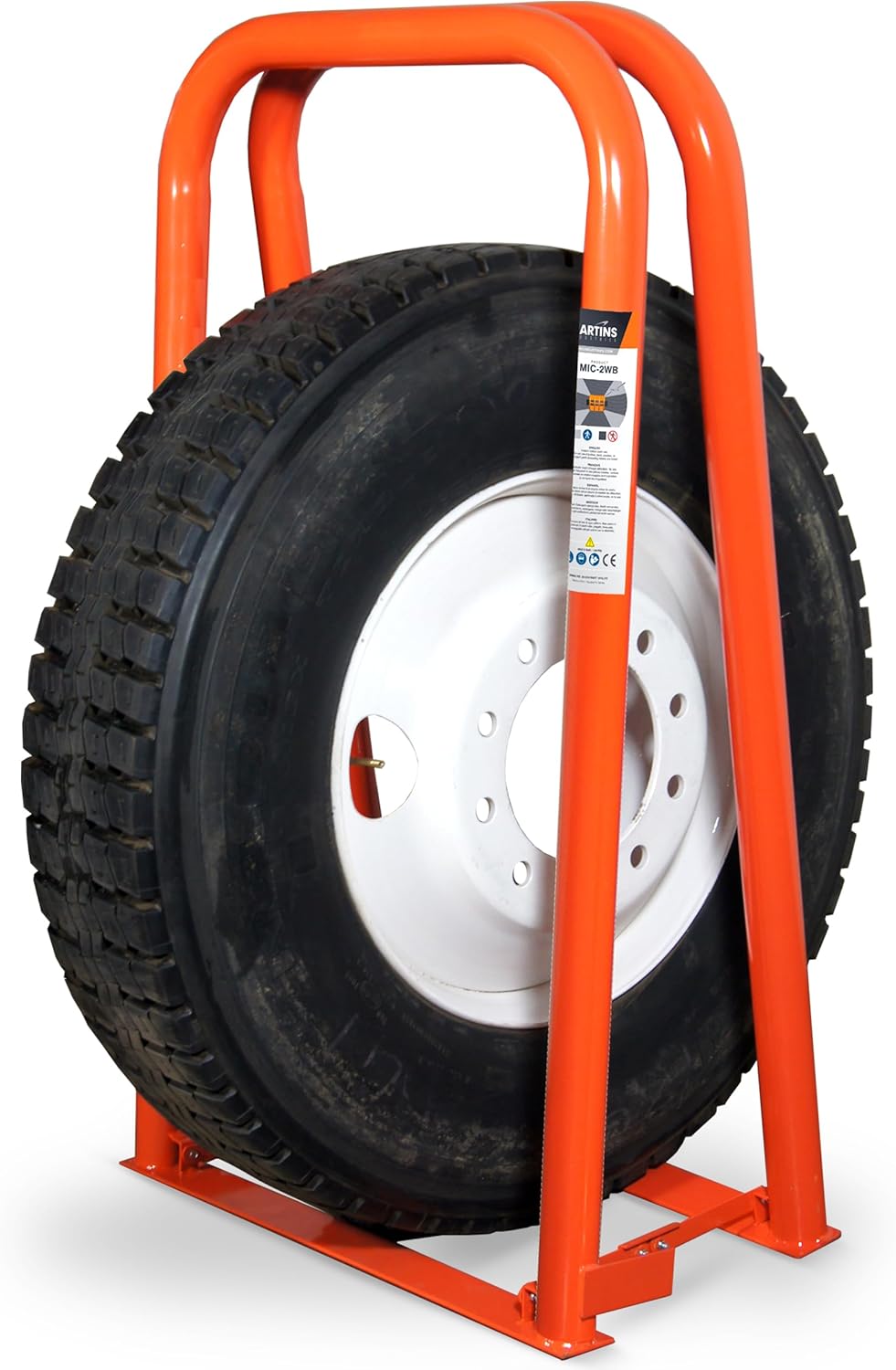 Martins Industries MIC-2WB CAGE DE GONFLAGE PORTABLE À BASE LARGE À 2 BARRES, 48" OD X 21" L