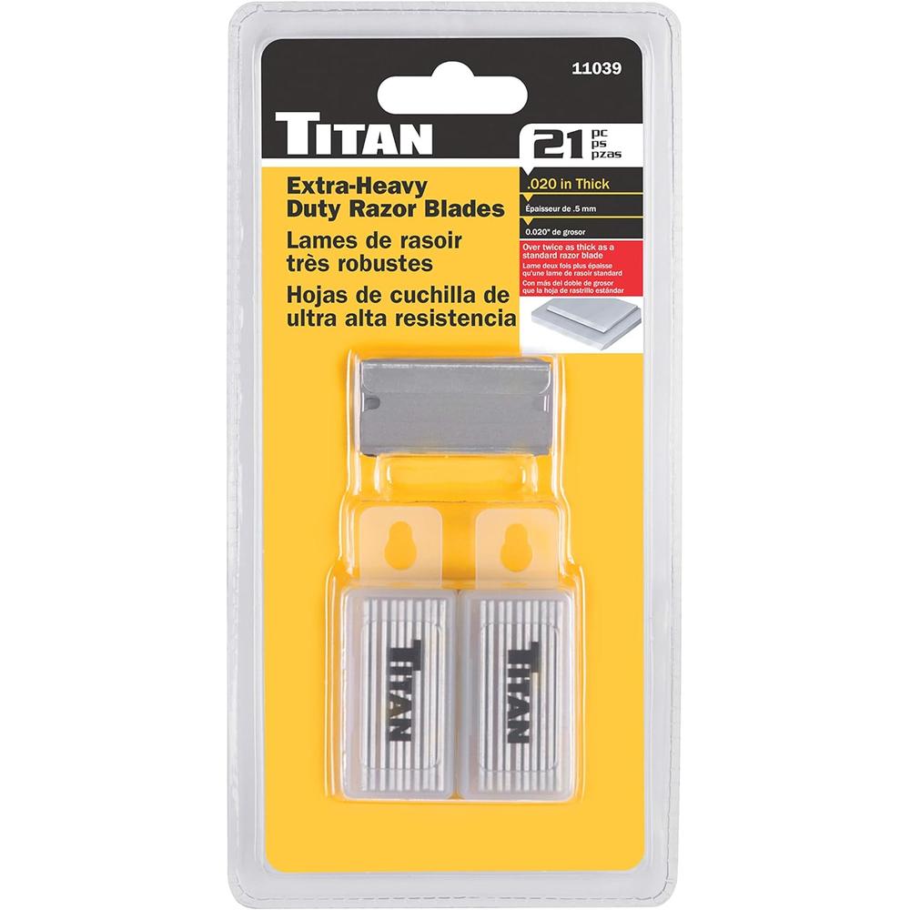 Titan Tools 11039 Heavy Duty Razor Blade - 21 pieces