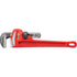 Ridgid 31015 Model 12 Heavy-Duty Straight Pipe Wrench, 12" Plumbing Wrench - Red, Small