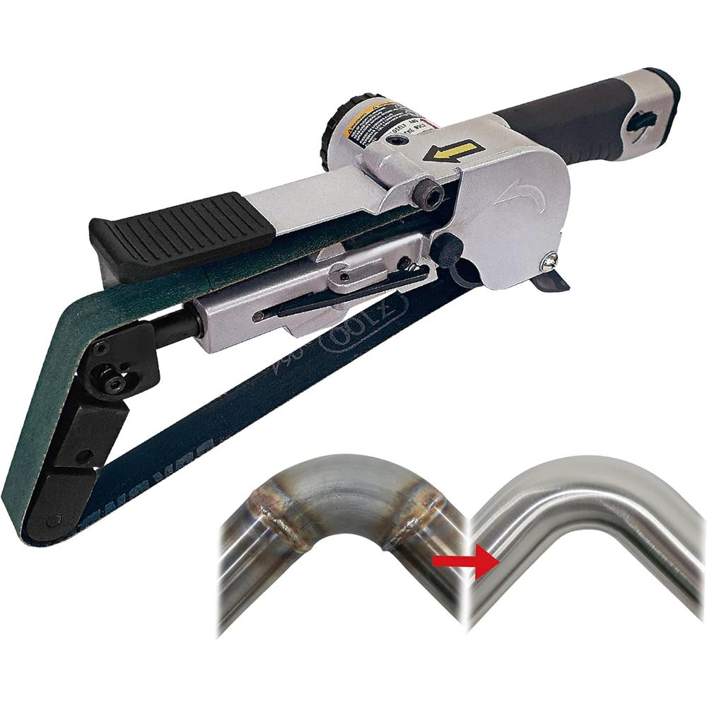 Astro Pneumatic 3039 PNEUMATIC TUBE & WELD BELT FINISH SANDER (3/4" X 20.5") W/ BELTS