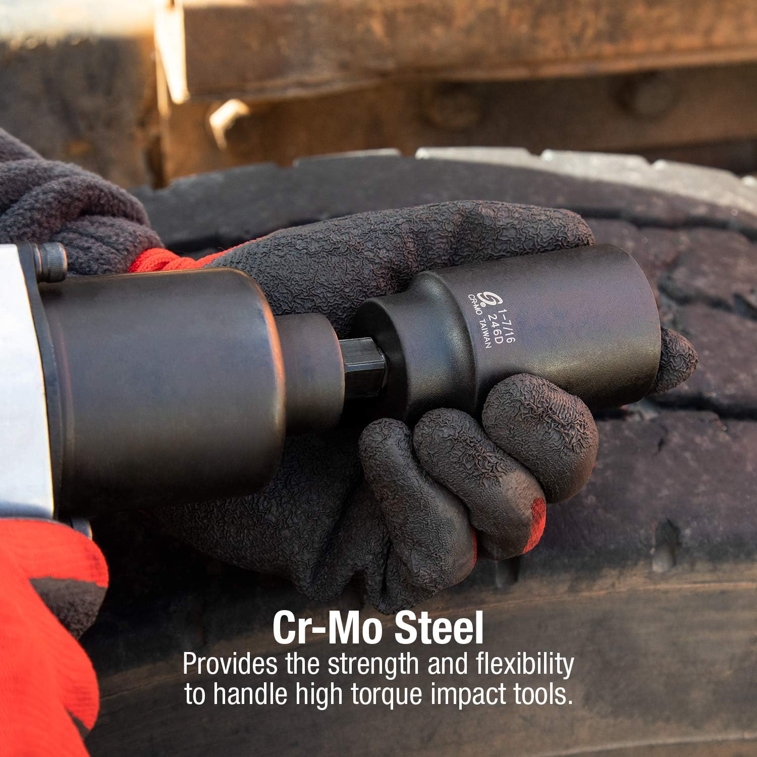 Sunex Tools 246D 1/2 in. Drive 1-7/16 in. Deep Impact Socket