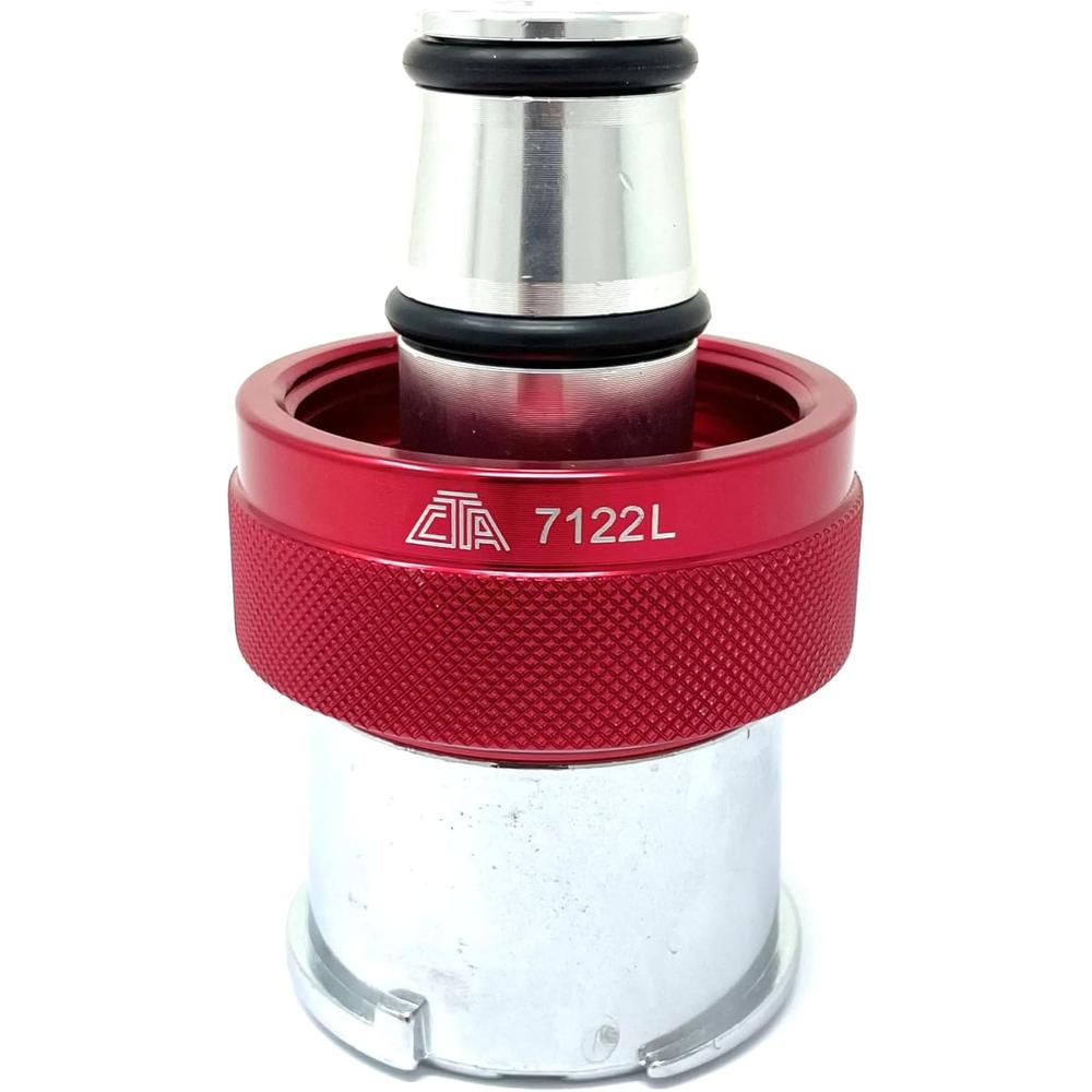 CTA Tools 7122L Radiator Pressure Adapter for GM/GMC L5P Diesel Engine (Left-Hand Threads)