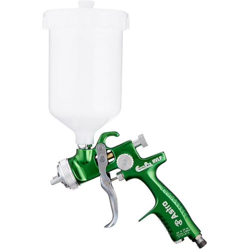 Astro Pneuamtic Tool EUROHV107 EuroPro Forged HVLP Spray Gun with 1.7mm Nozzle and Plastic Cup