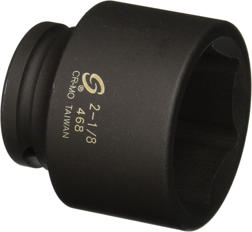 Sunex Tools 468 3/4" Drive Standard 6 Point Impact Socket 2-1/8"