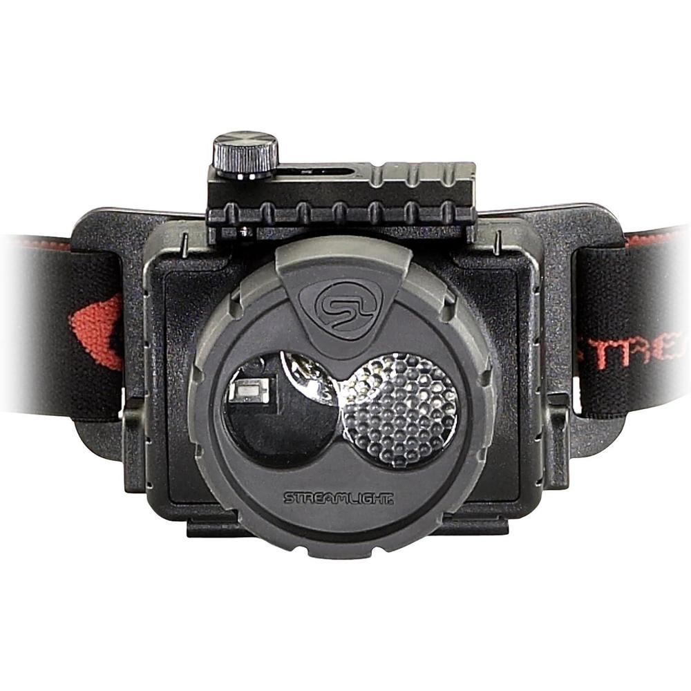 Streamlight 61603 Double Clutch USB Rechargeable Headlamp, 120VAC, Black - 125 Lumens