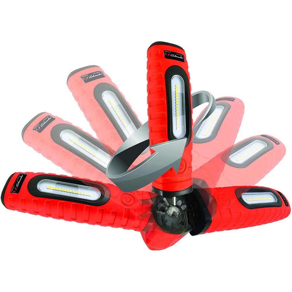 Schumacher SL137RU 360 Degree Plus Cordless Work Light, Red